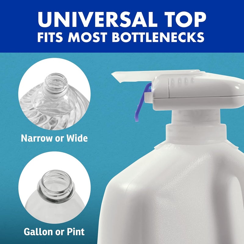 The Magic Tap Automatic Drink Dispenser - Hands-Free Beverage Dispenser for Fridge - Perfect for Milk, Juice - Gifts for Women & Men - 3 Pack, White - Image 5